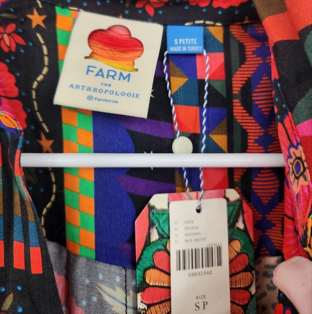 FARM Rio Multicolor Patterned Midi Dress - Picture 4 of 9
